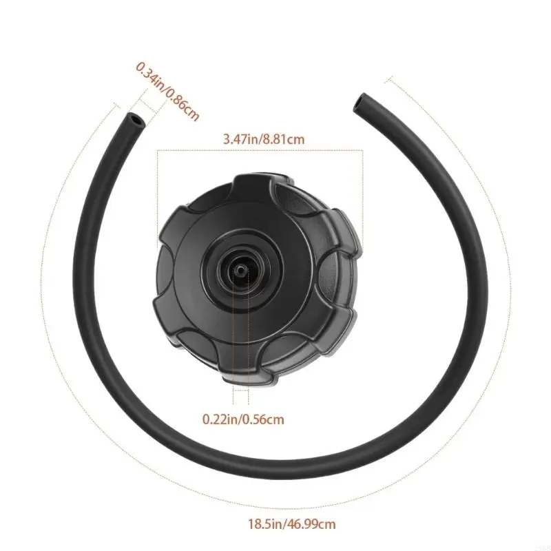 غطاء خزان الوقود البلاستيكي وأنبوب التهوية مقاومان للحرارة والتآكل لأداء طويل الأمد في المغامرة 28 جيجابايت