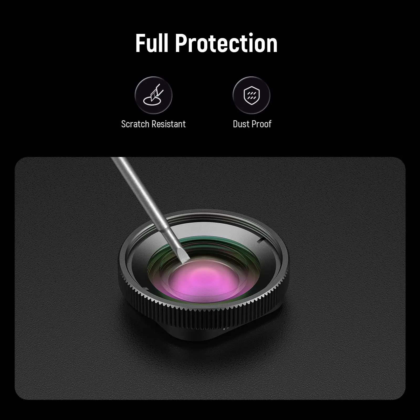 Neewer 2X عدسة تكبير 7-10 سم المسافة البؤرية ماكرو عن قرب ملحقات التصوير الفوتوغرافي متوافقة مع GoPro Hero13 12 11 10 9