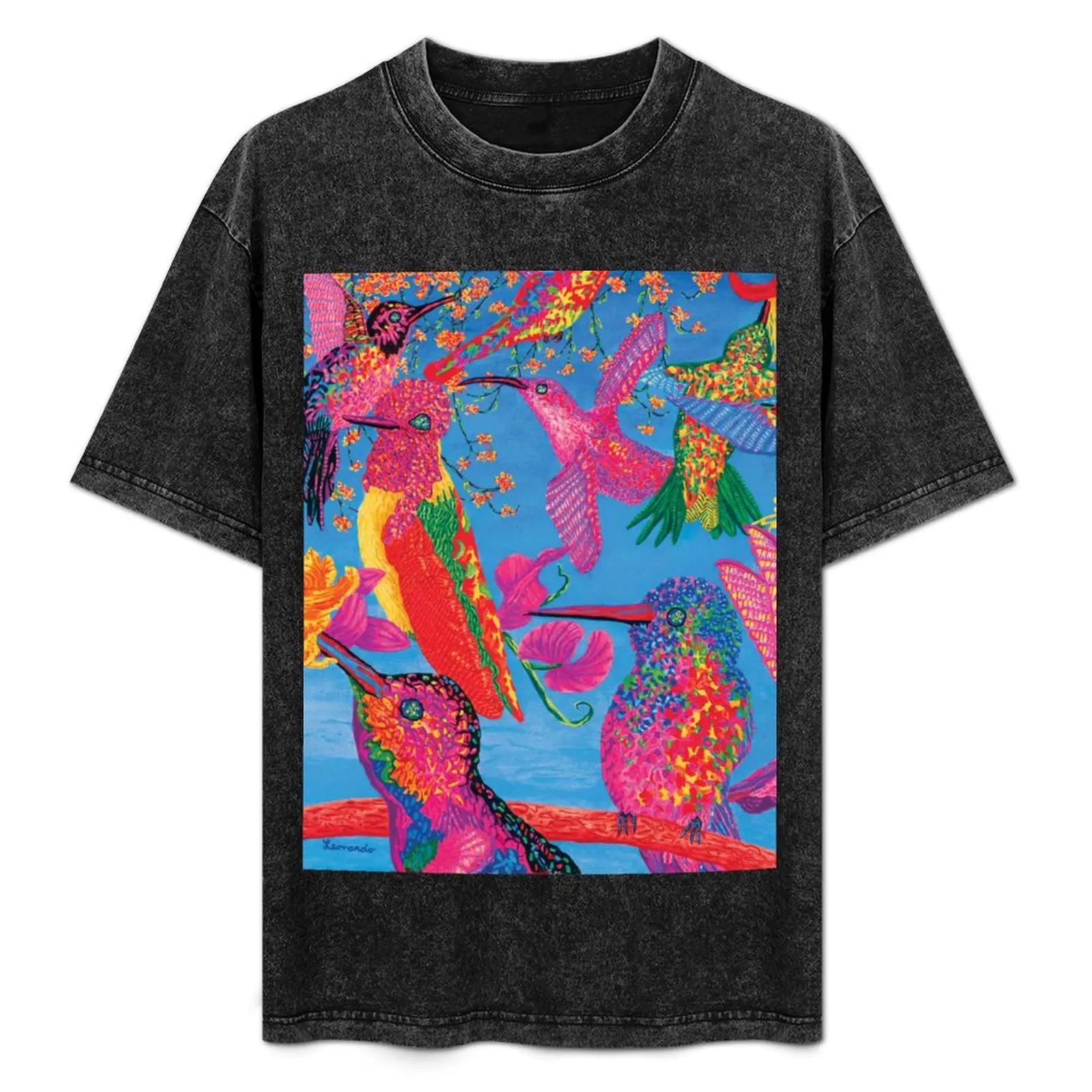 

Mosaic Hummingbirds T-Shirt UV Sun Protection Tee Shirt