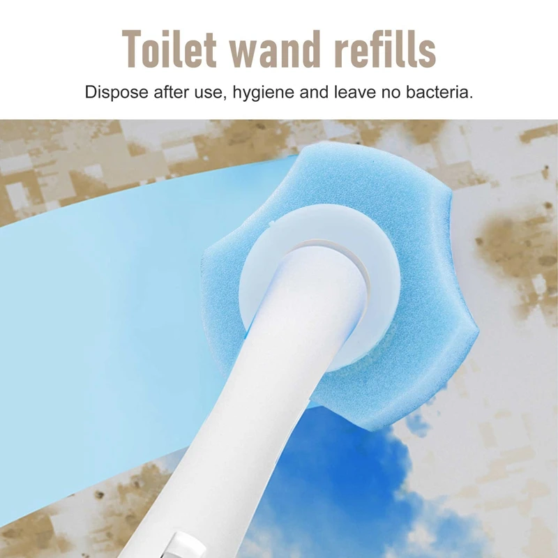 Disposable Toilet Cleaning System Disposable Toilet Flushable Refill Fresh Brush Flushable Refills - 60 Refills