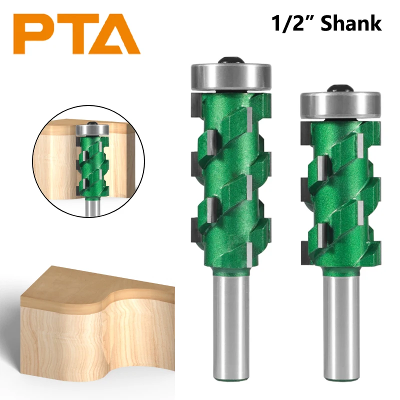 

12.7MM Shank Carbide Spiral Trimming Bit CNC Woodworking Milling Cutters for Wood Router Bits Face Mill Tools