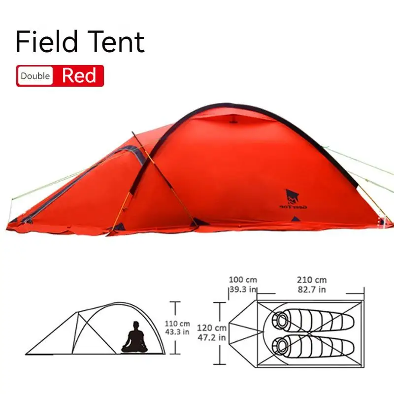 Lightweight Camping Supplies For 2people Hiking Tents Universal Rainproof Windproof UV Resistant Double Layer Tents For Outdoor