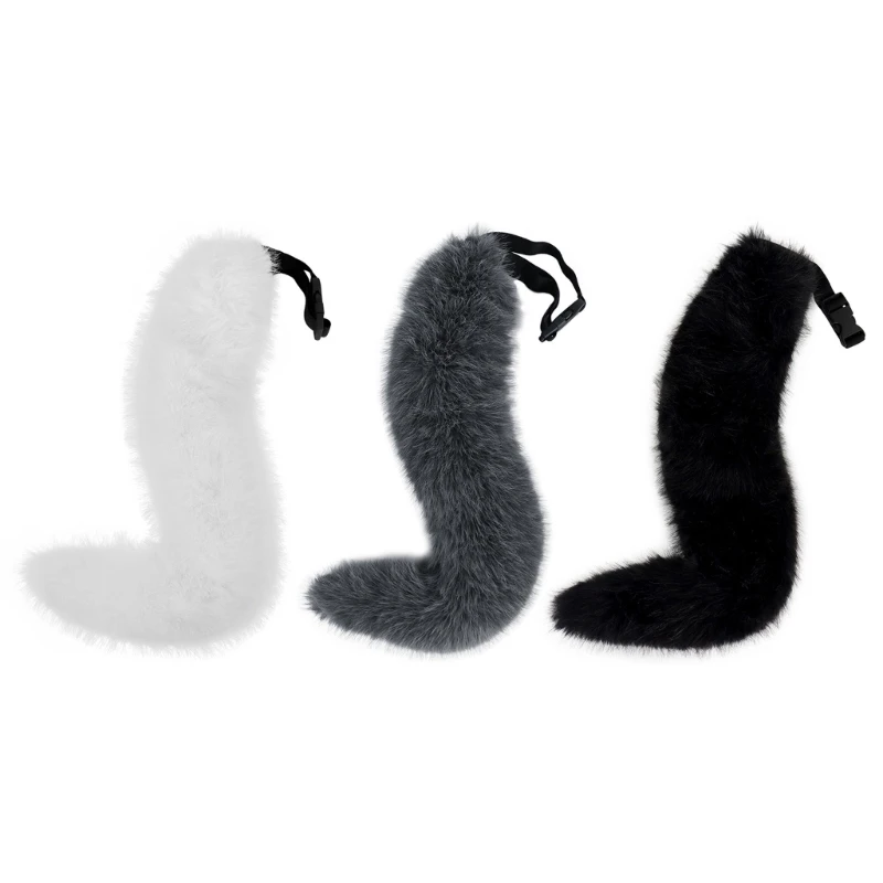 

Japanese Anime Foxes Tail Cosplay Prop Lolitas Long Faux Furs Foxes Cats Tail Halloween Christmas Party Kids Adults