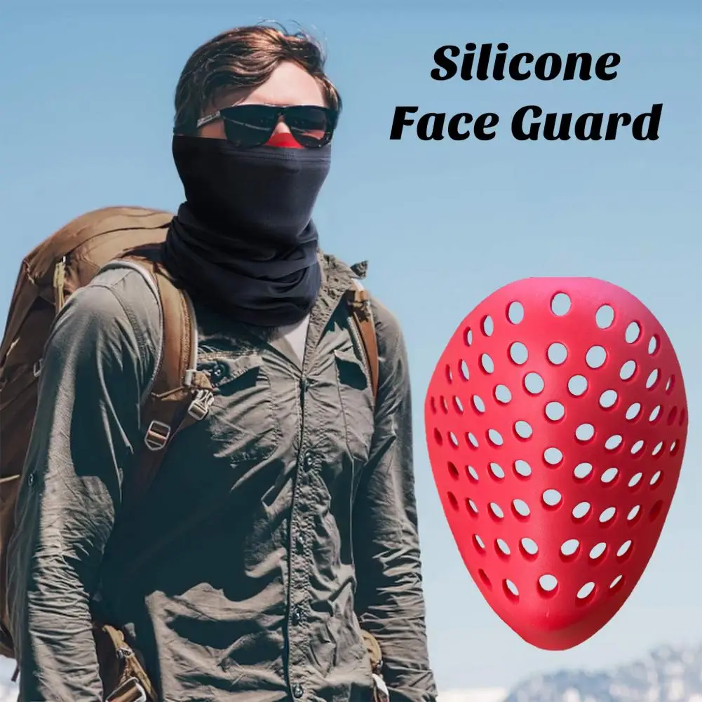 Sports Face Guard Reusable Food Grade 3d Face Guard with Internal Support Holder for Adult Mouth Lower Half Face