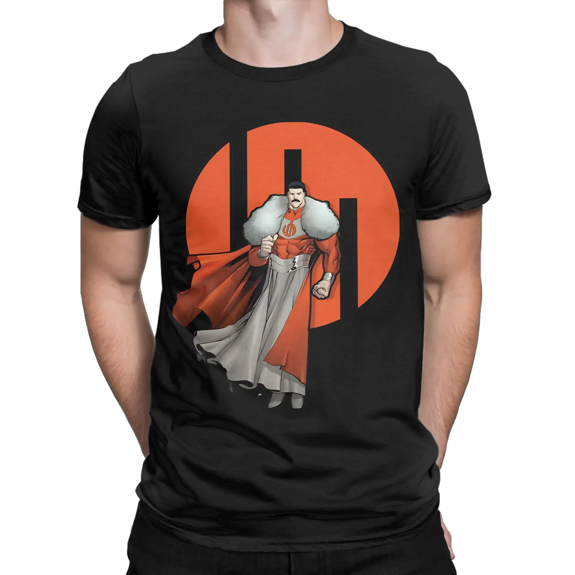 T-Shirt Beach Grand Regent Thragg The Most Powerful Viltrumite With Red Crest Invincible Leisure T-Shirts Pure Cotton Tee Shirt