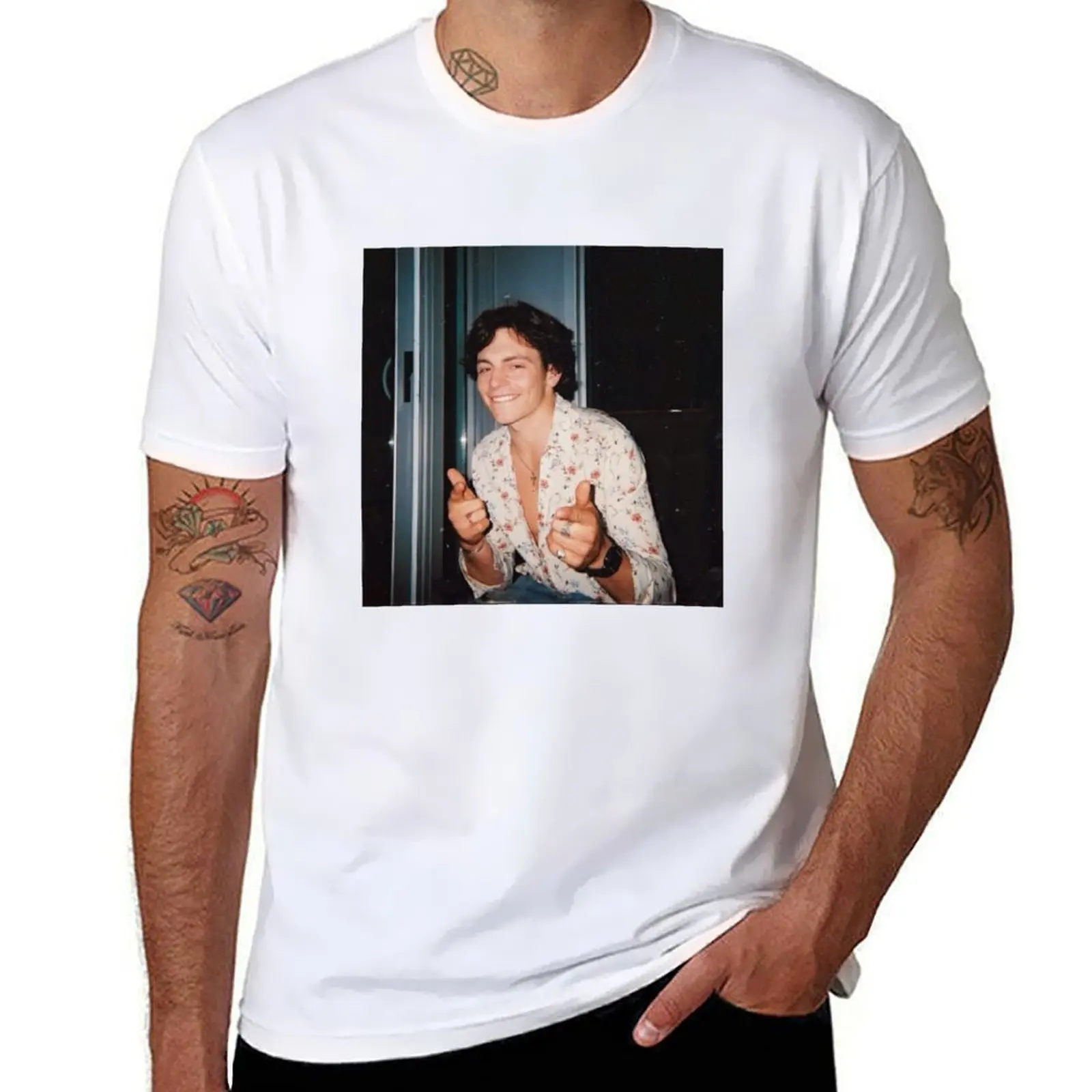 Футболка Ross Lynch, мужские футболки с индивидуальным принтом, мужская футболка