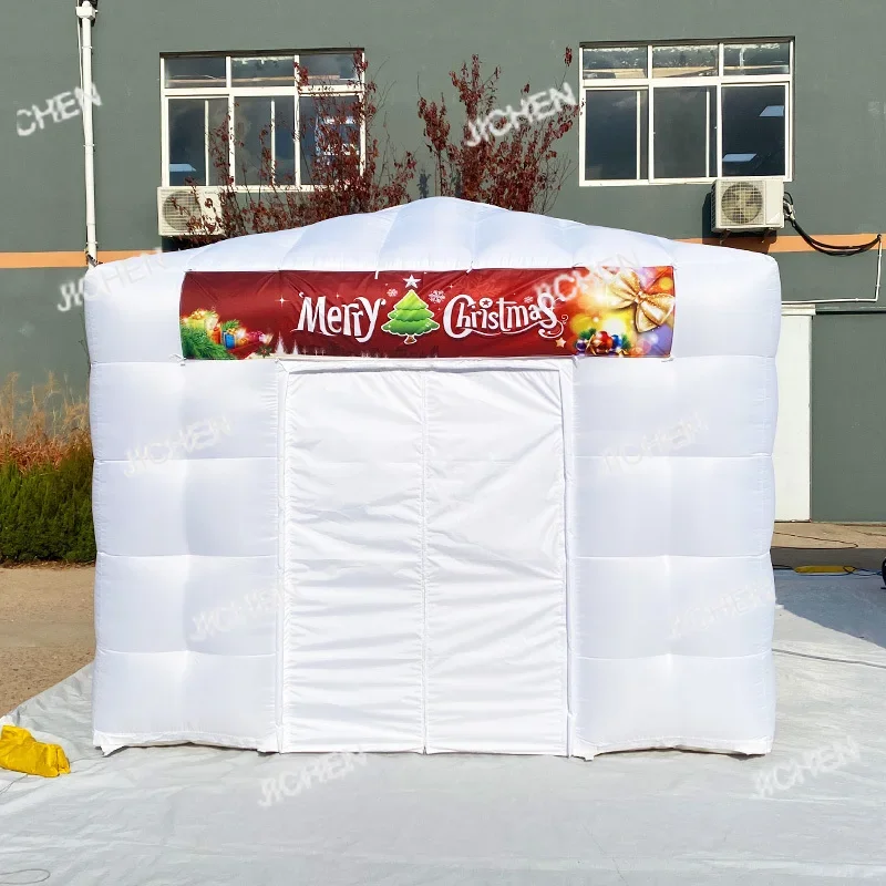 

HN Christmas Party Giant Inflatable Cube Tent Children's Blow House Waterproof Inflatable Nightclub Tent