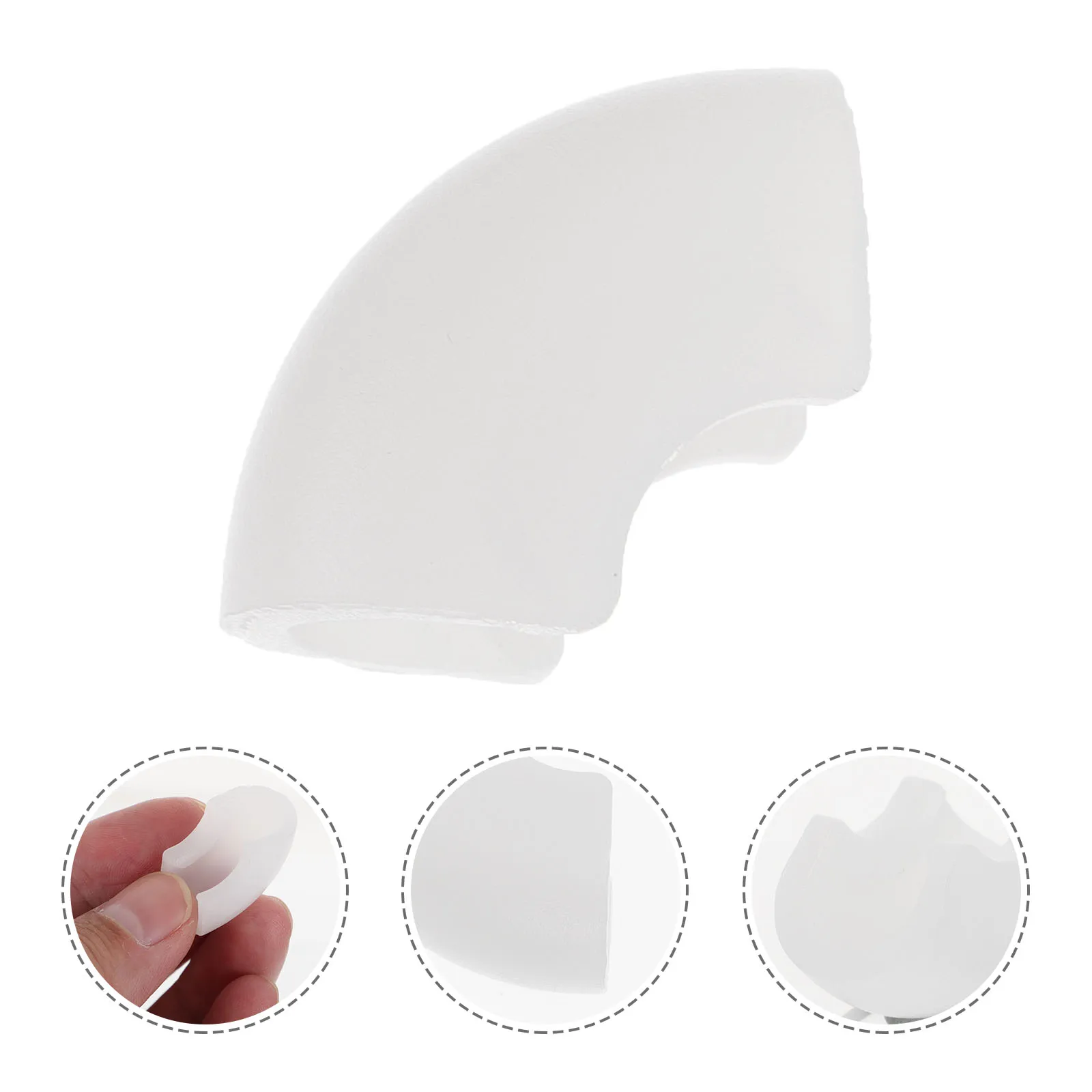 

30pcs Table Feet Pads Chair Leg Protectors Floor Mat Furniture Foot Caps Plastic Curved Durable Anti Scratch Anti Slip Covers