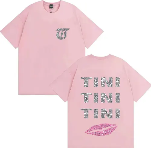 Imagen 2 del producto Cantante TINI STOESSEL Futtura moda 2025 gráfico Tour camiseta hombres mujeres Pop camiseta algodón pantalón corto Casual manga camiseta Unisex