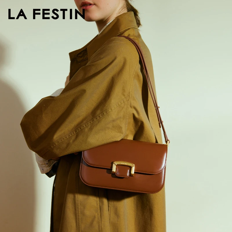 LA FESTIN Bags 2024 New Women's Bags Versatile Crossbody Shoulder Bag Messenger Bags Handbag for Women Fashion Messenger Bag