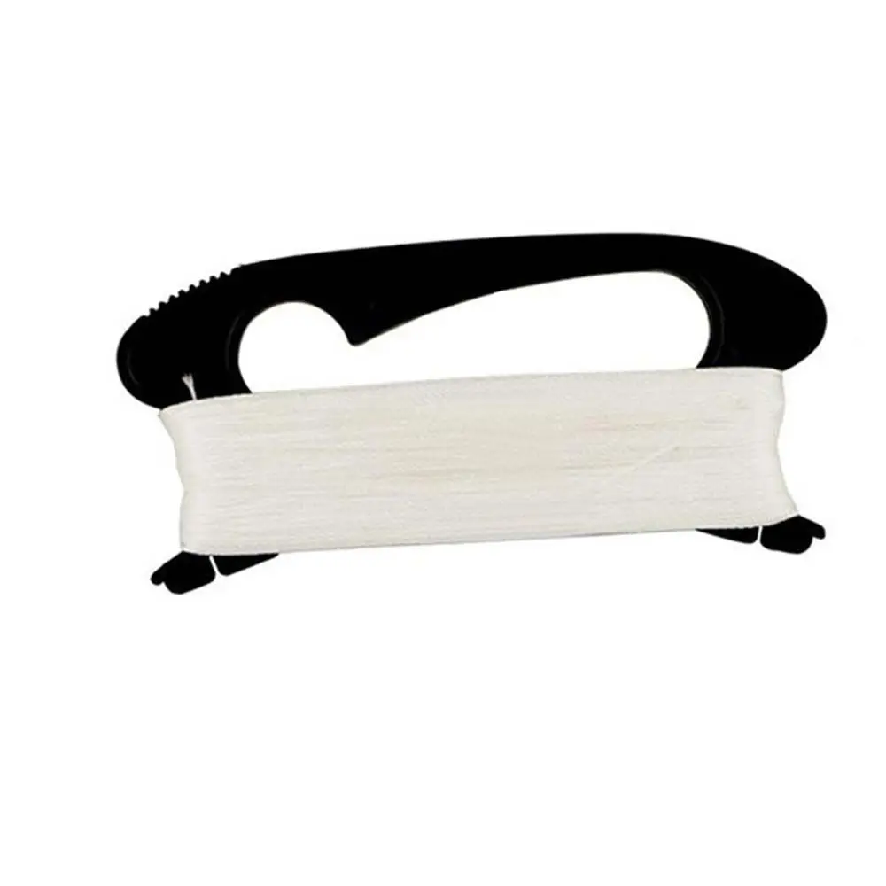 Jouets de sport de plein air pour enfants, planche à poignée en plastique en forme de D, couleur noire, ligne de cerf-volant volant, enrouleur de corde, outil de cerf-volant, enrouleur de fil de cerf-volant