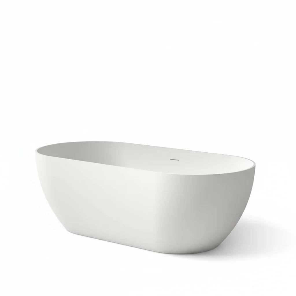 

Ванна из искусственного камня, 1880 мм/74 дюйма, отдельностоящая глубокая ванна, 1,7 м, овальная, из акриловой смолы, портативная, для использования в помещении