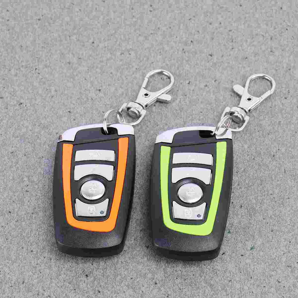 2pcs Motorcycle Scooter Security Alarm System Anti theft Dual Color Sound Alert Immobilizer Phonic Remote Control