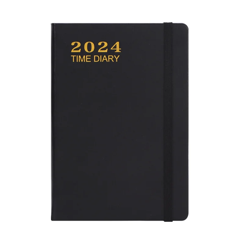 2024 Pocket Planner Calendar 2024 , Weekly Monthly Planner With Pocket, Elastic Closure, Note Pages, Monthly Tabs Durable Black