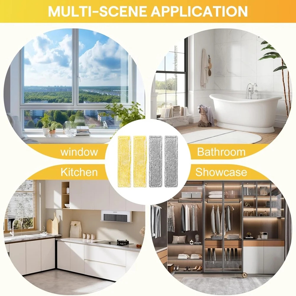 ASWUT-For Karcher WV1 WV2 WV3 WV5 WV7 Window Cleaner Tool Replacement Parts- Spray Bottle, Mop Pad Scraper Set Window Cleaning M