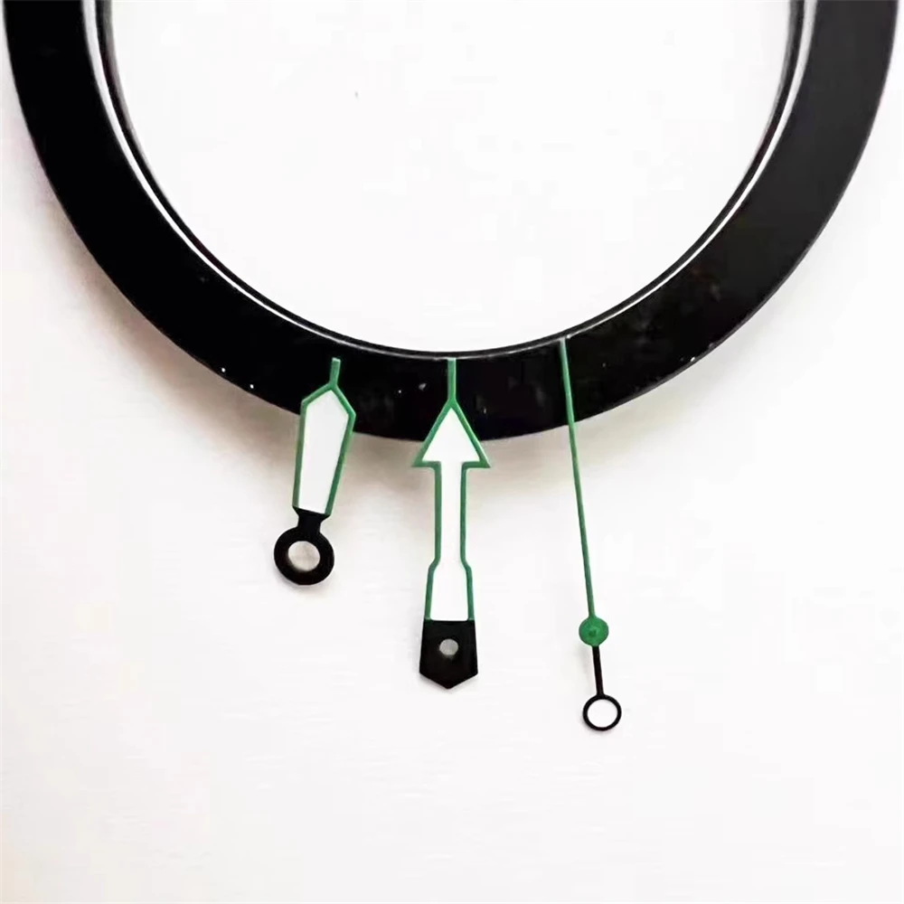 مؤشرات خضراء مضيئة لليد ، حافة ، أحمر ، برتقالي ، أزرق ، أخضر ، أصفر ، أسود ، NH35 ، NH36 ، 4R ، حركة 7S ، 9 ، 13