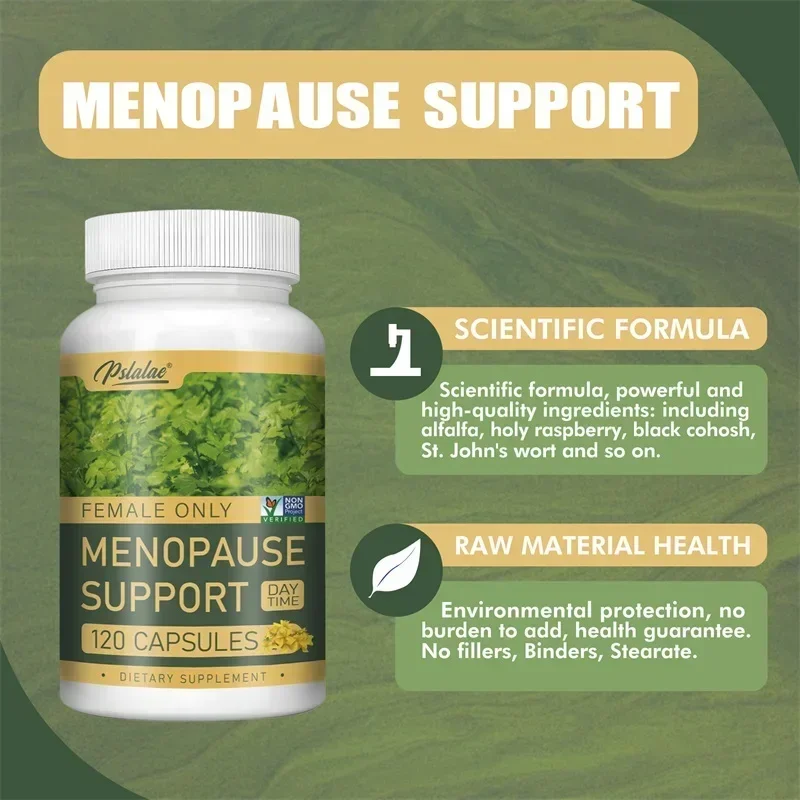 Menopause Support - Improves Metabolism,  Hormone Balance, Relief for Hot Flashes Night Sweats