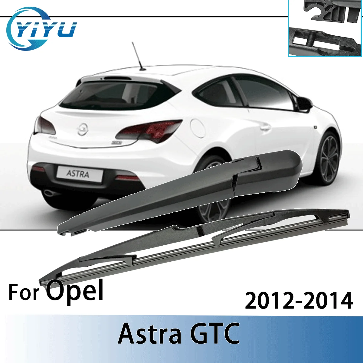 1/2PCS Heckscheibe Wischerblatt Wischerarm Kit Für Opel Astra GTC 2012-2014 Windschutzscheibe Scheibenwischer Pinsel