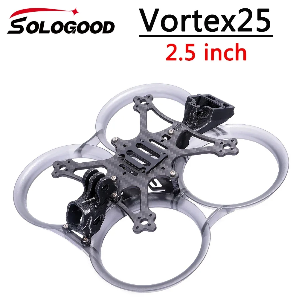 SoloGood Vortex25 2.5 Дюймов Траверса RC Racing Drone Frame Kit Quadcopter Для CADDX Vista 1404 1505 1505 Бесщеточный Двигатель