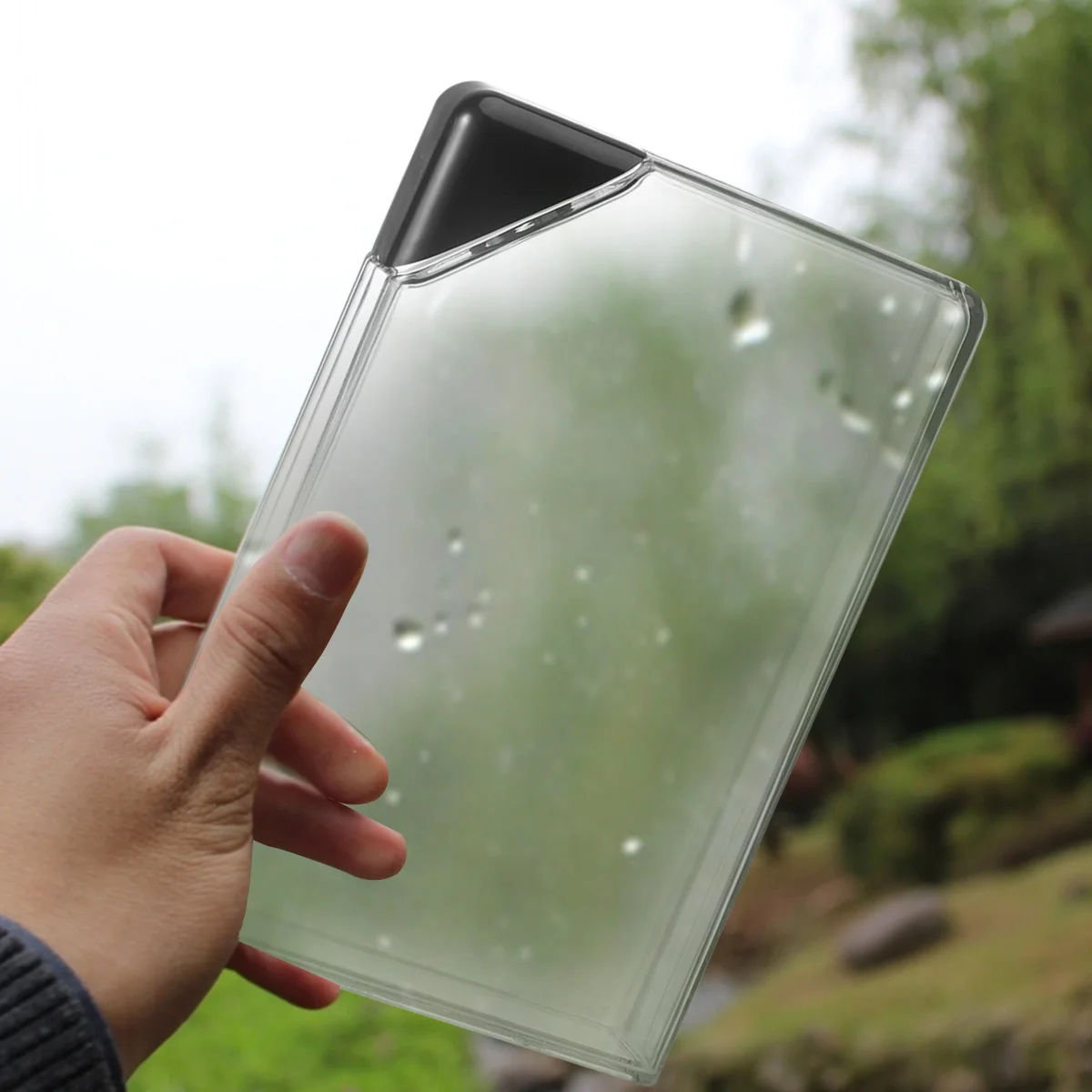 450ML Transparent Creative Flat Water Bottle Portable Travel Kettle