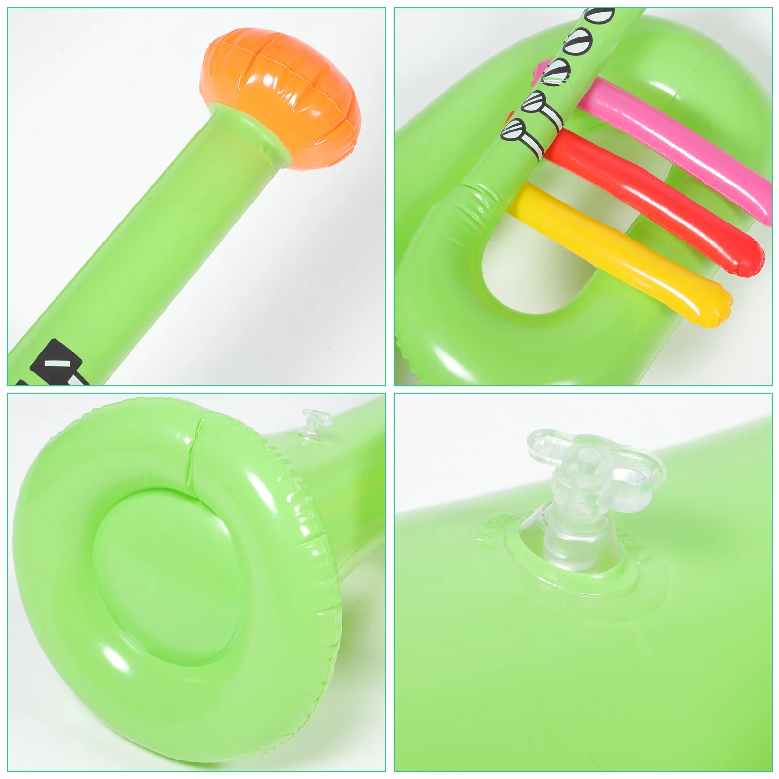 3 Pcs Musical Instrument Inflatable Toddler Toys Instruments Balloons Pvc Portable