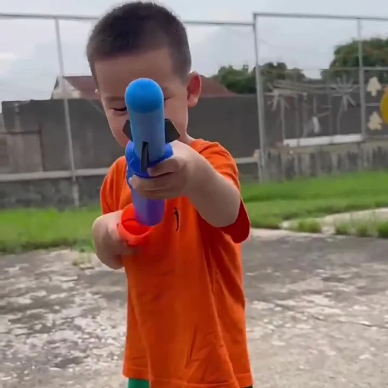 Hand druck Wetter pumpe Raketenwerfer Kinder Outdoor-Spielzeug Eltern-Kind-Interaktion Spaß Spielzeug Kinder Geburtstags geschenke