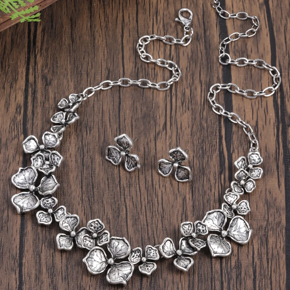 Cring Coco Enamel Flower Necklace for Women, Elegant Gift