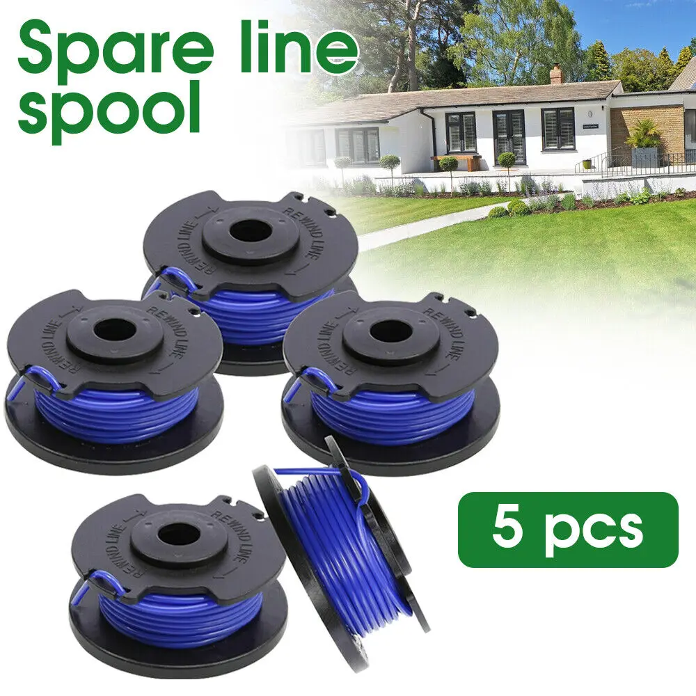 1set AC14RL3A Weed Wacker String Replacement Compatible with Ryobi One+ String Trimmer Refill and AC14HCA Cover Cap