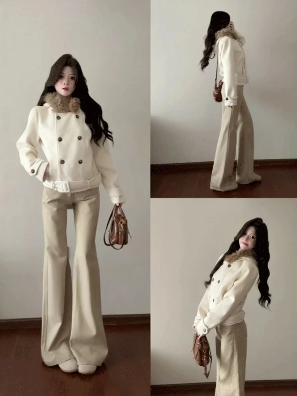 

Ретро-пальто двубортное шерстяное: модная зимняя верхняя одежда для невысоких людей, высокое качество