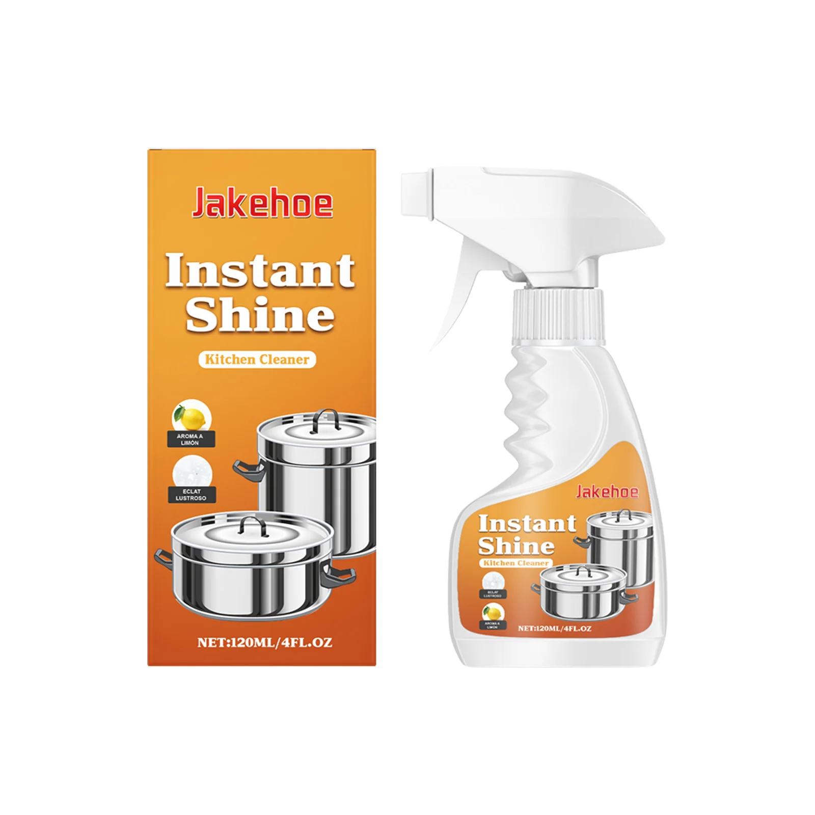 Multi-surface Kitchen Foam Cleaner Spray, Powerful Grease Removal for Kitchen Appliances, No Sticky Residue