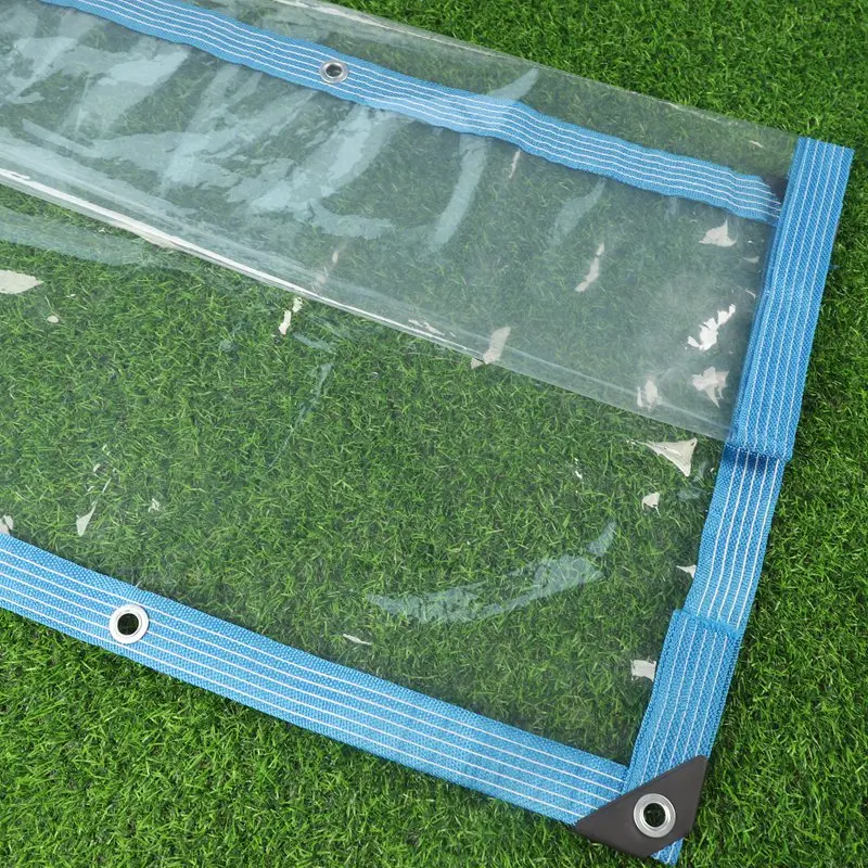 Anpassbare transparente PEVA-Plane für den Außenbereich, wasserdichter Zaun, Gewächshausfolie, regendichtes Tuch, Haustiere, Haus, Regenschutz, Pflanzenplane – Detail 9