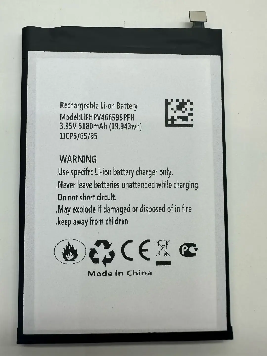 

New Battery For Blackview A52 Phone High Quality LiFHPV466595PFH 5180mAh Batteries