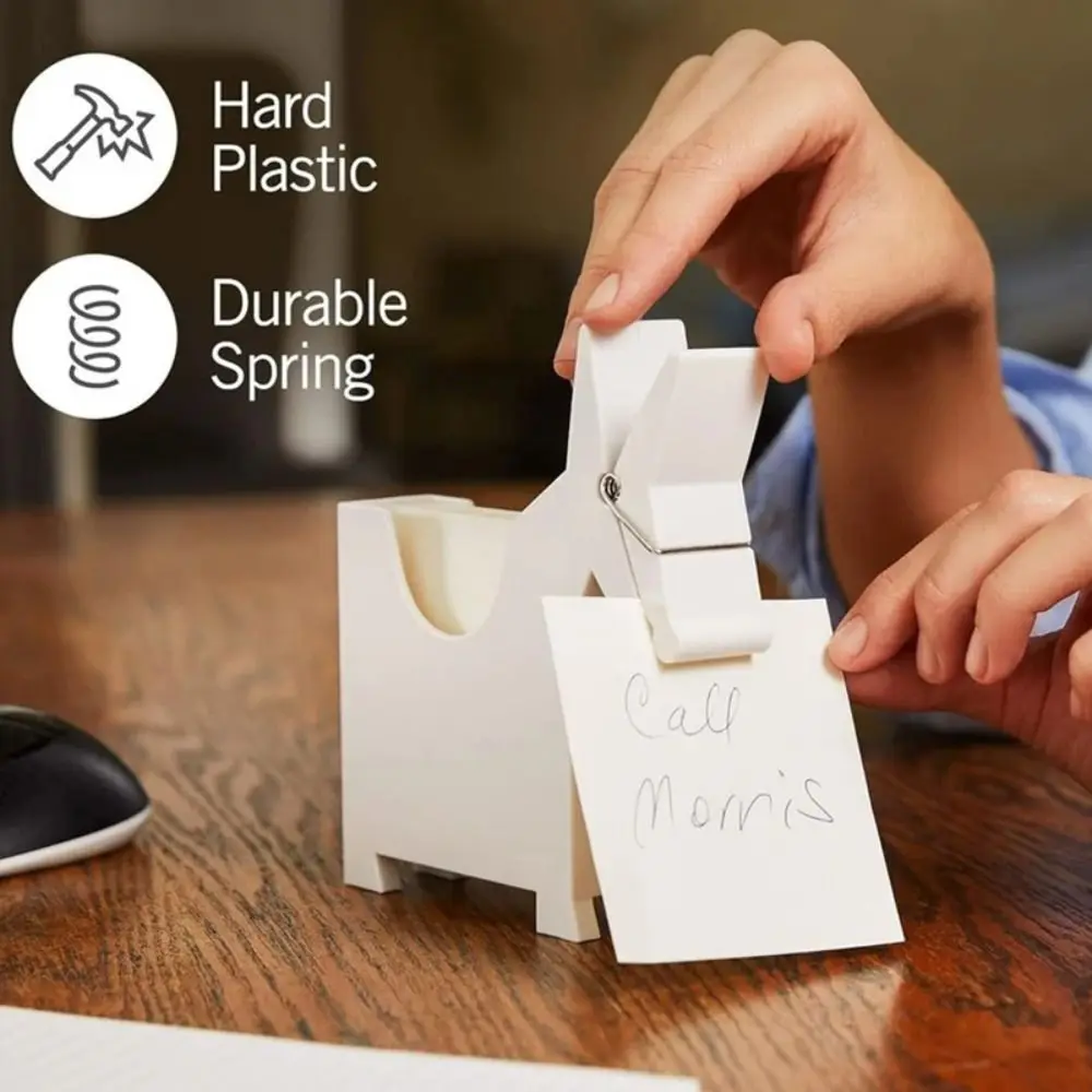 Card Organizer Desktop Memo Holder Desk Decor Handmade Mule Note Holde Anti-slip Storage Mule Desktop Holder Business Meeting