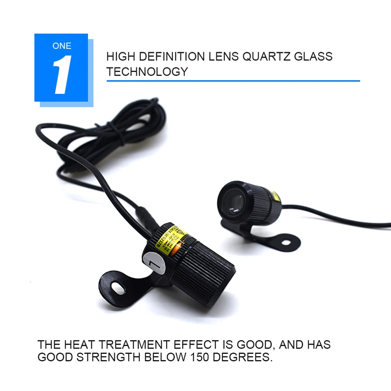 2Pcs/Pair Angel Wings Light LED Welcome Lamp Projector Ghost Shadow Puddle For Motorcycles