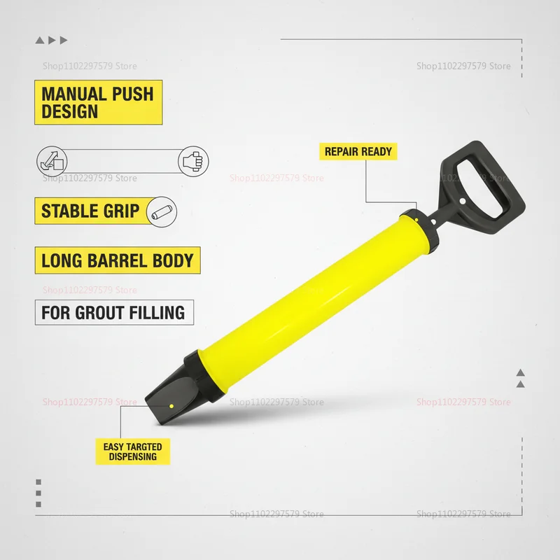 Pistola selladora para ladrillos y cemento, bomba de cal, pulverizador de mortero, herramientas de construcción y reparación de mampostería con cuatro boquillas