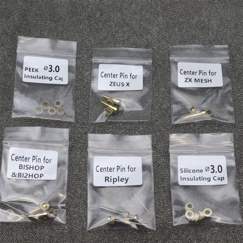 1set FATUBE 510 Center Pin Screw with PEEK Insulating Cap for ZEUS X MESH BISHOP BI2HOP Ripley KUMA