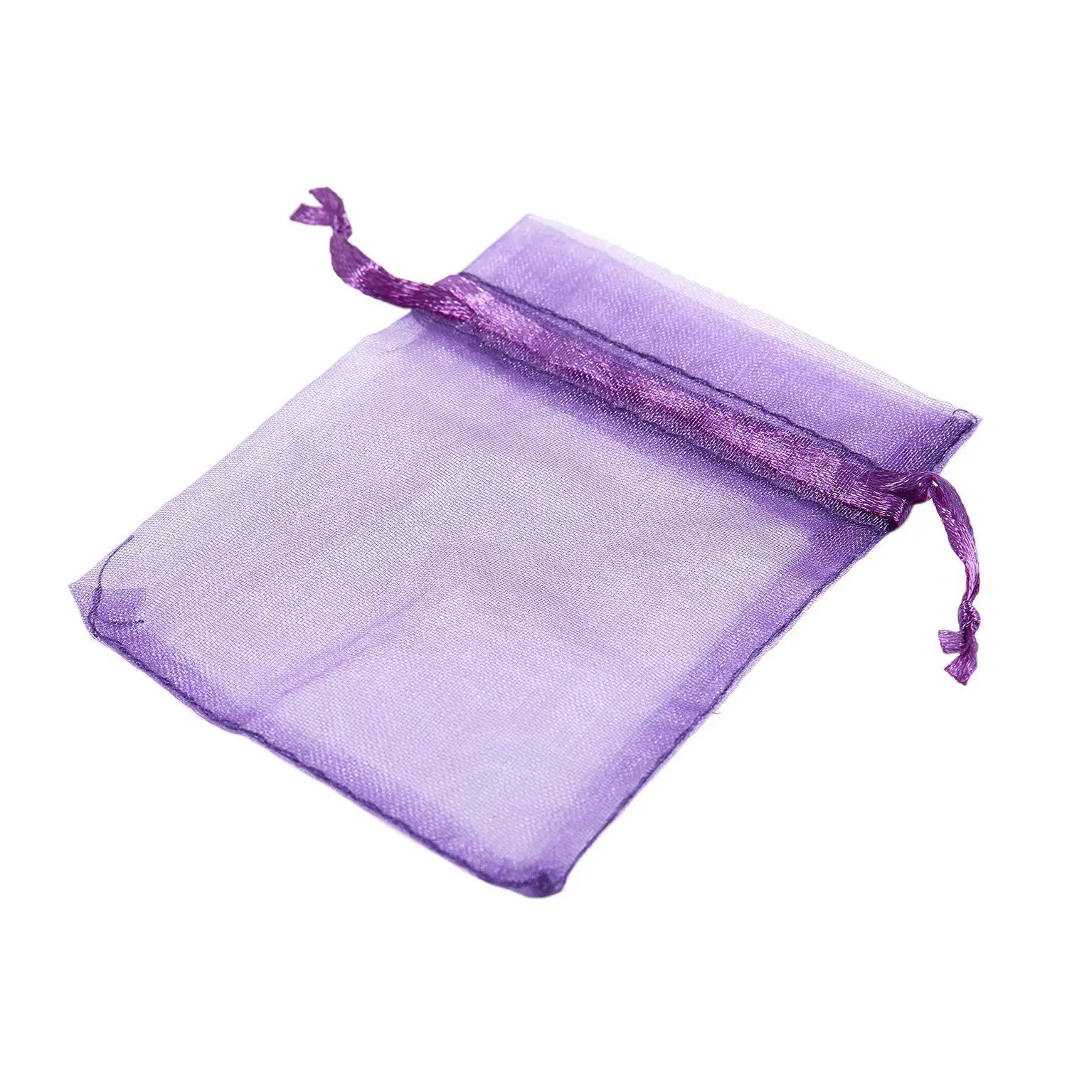 FZFZ 10 Pak Tas Kado dan Suvenir Organza Gelap Cantik 7Cm x 9Cm