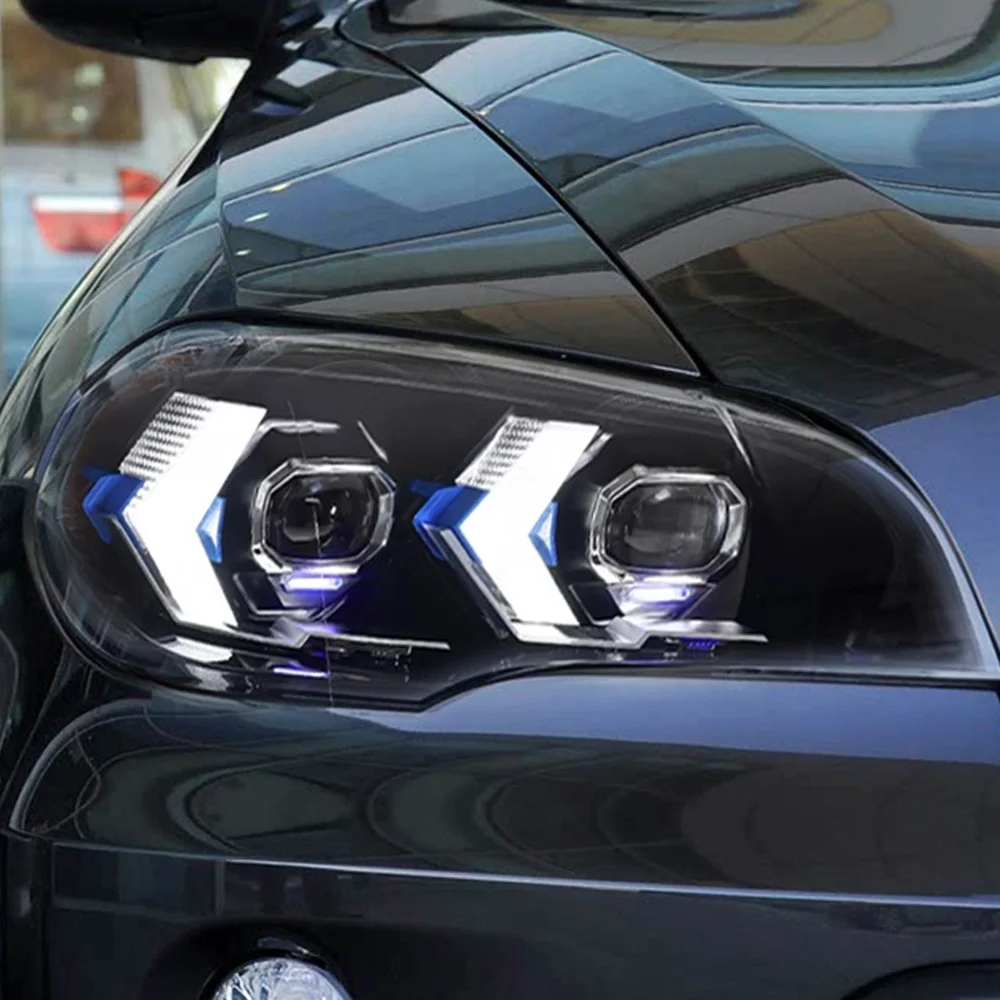 

适用于 Bmw X5 E70 30I 35I 40I 2007-2013 Led Car Front Lamps Assembly Upgrade Startup Effect Drl Projector Lens Tools Accessories