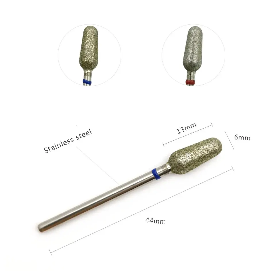 HYTOOS السلس العلوي رأس مطحنة أظافر ماسية لقمة ثقب 3/32 الروتاري مسمار لدغ التدريبات الكهربائية الأظافر الملحقات #3