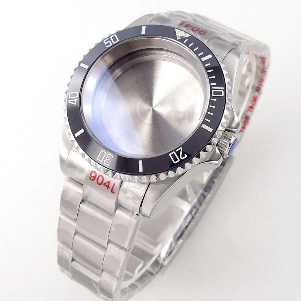 AR Coating 40mm 316L Men's Watch Case Fit NH34 NH35 NH36 ETA 2824 2836 PT5000 Miyota8215 DG2813 Sapphire Glass Anti-reflection