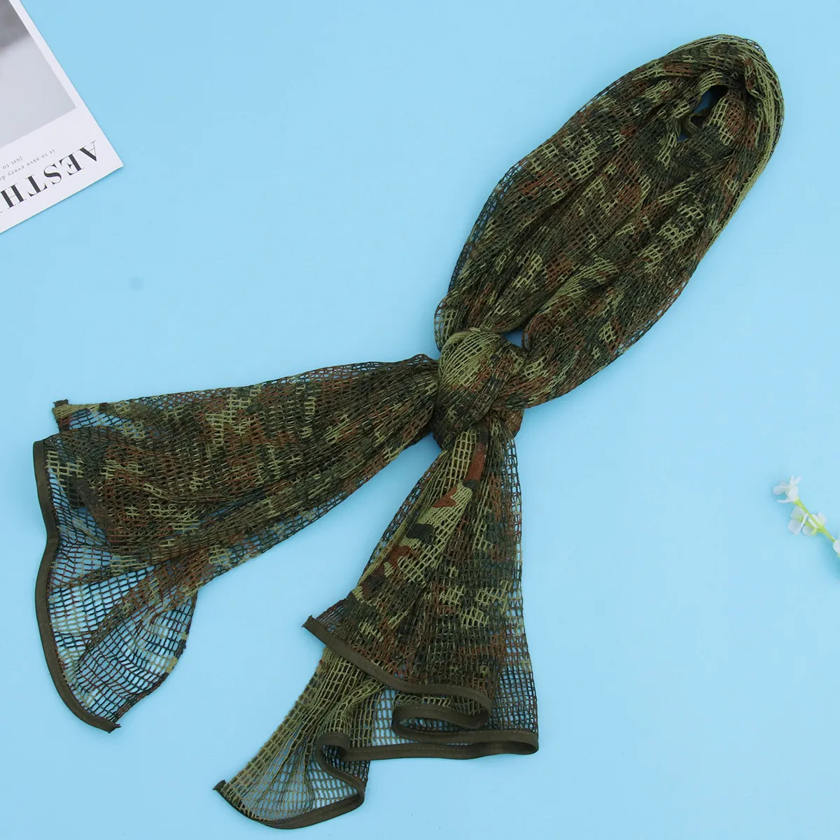 

Камуфляжный сетчатый шарф для активного отдыха: дышащий, легкий, ветрозащитный, для охоты, кемпинга, походов, защиты от песка. Британский камуфляж.