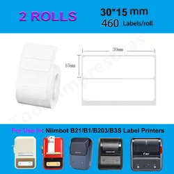 Niimbot B1 B21 B203 B3S Smart Portable Label Printer Thermal Label Paper Waterproof Stickers Fast Printing Adhesive Sticker