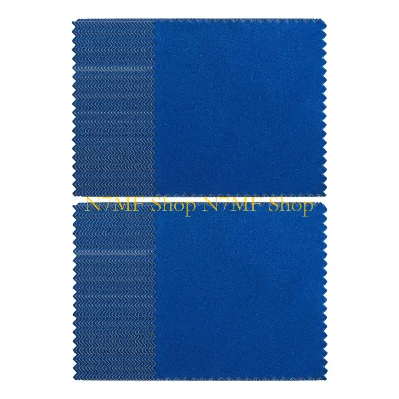 N7MF Pack of 50 Jewelry Cleaning Polishing Cloths for Silver Gold and Other Metals