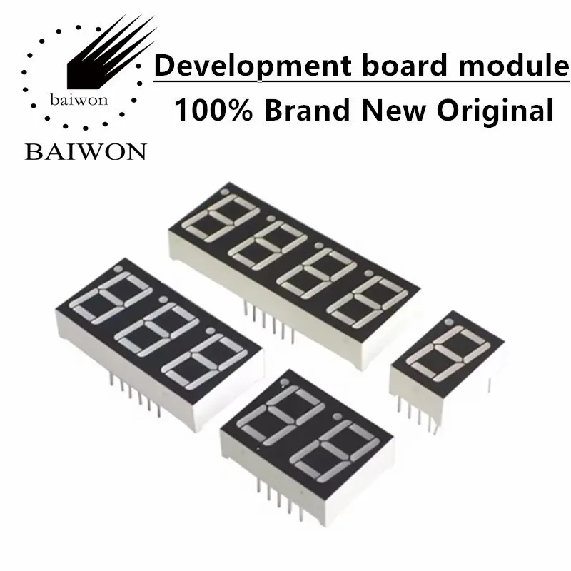 

Цифровая трубка с красным свечением, 0,56/0,36 дюйма, 1/2/3/4-разрядная, с общим катодом, красная, 4-в-1