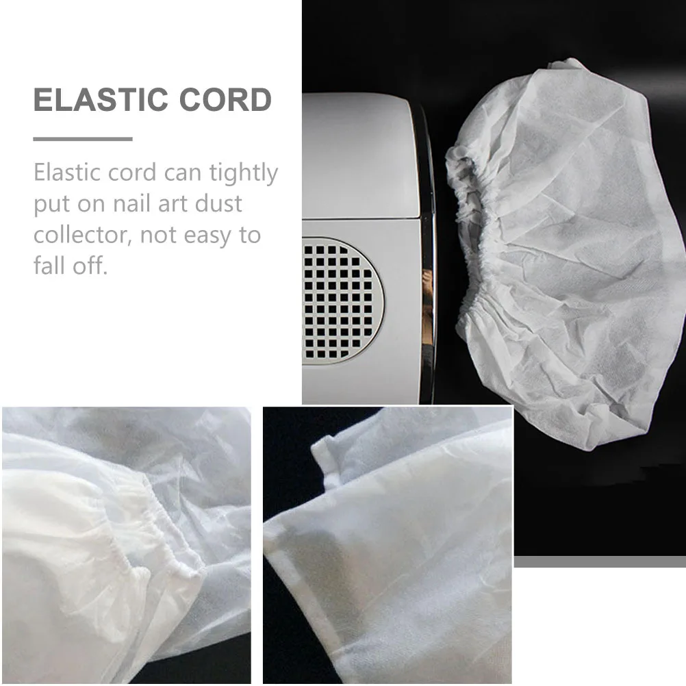 6 قطعة مانيكير مكنسة كهربائية كيس لجميع الغبار تصميم مرن لصالون الأظافر توريد مجمع الغبار استبدال حقيبة مسمار الفن التبعي