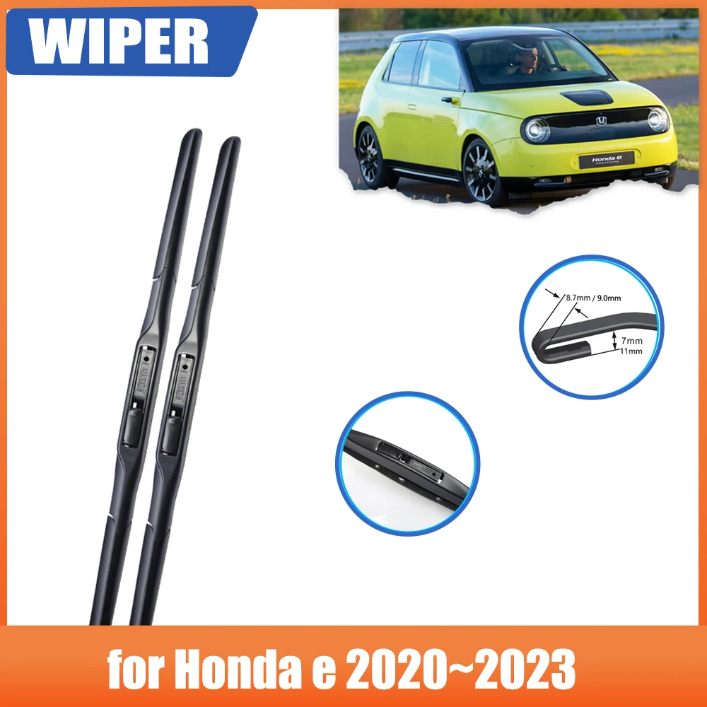 for Honda e Advance 2020 2021 2022 2023 ZC7 Accessories Car Front Window Wipers Blades Brushes Rubber Winter Cleaning U J Hook