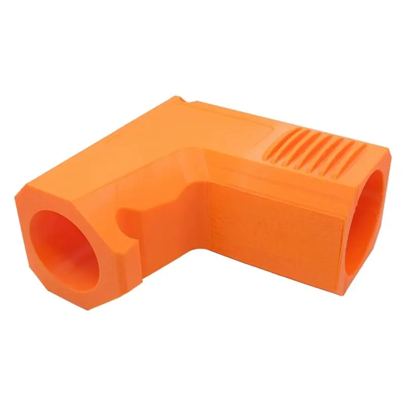 AT02-Table Saw Dust Collector Adapter Slide-On Orange