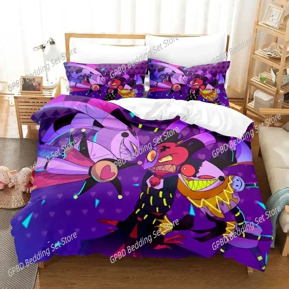 New Blitzo Boss Comfortable Duvet Quilt Cover Pillowcase Bedding Set Children Bedroom Decoration Home Textile