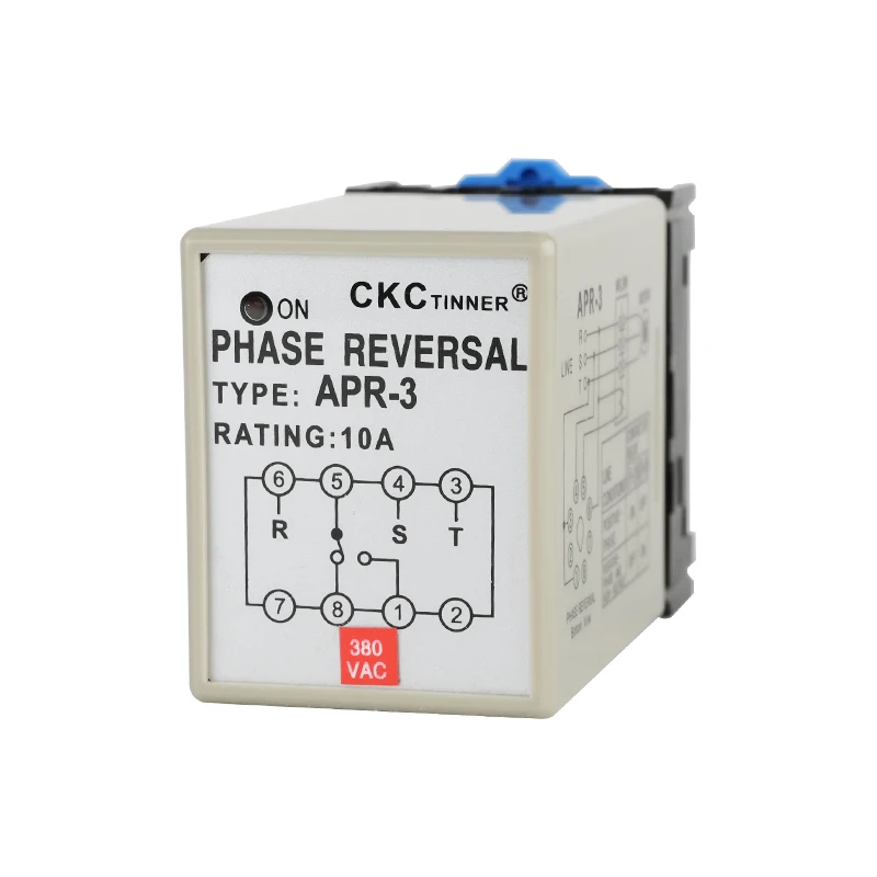 APR-4 APR-3 Phase Sequence Protector 220V Three-phase Motor Protection Relay 380V to Prevent Phase Loss/reverse