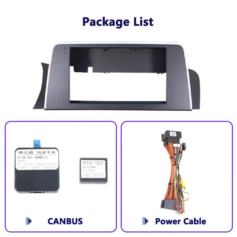 

Рамка автомобильного радио Android для BMW X3 2011-2015, навигационная панель приборной панели с разделенной функцией экрана, рамка автомобильного DVD-панели Fascias